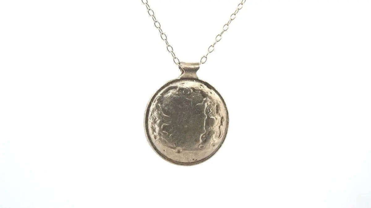 Sterling Silver Moon Pendant - Cosmic Dreams Collection - Lynne Lee Jewellery