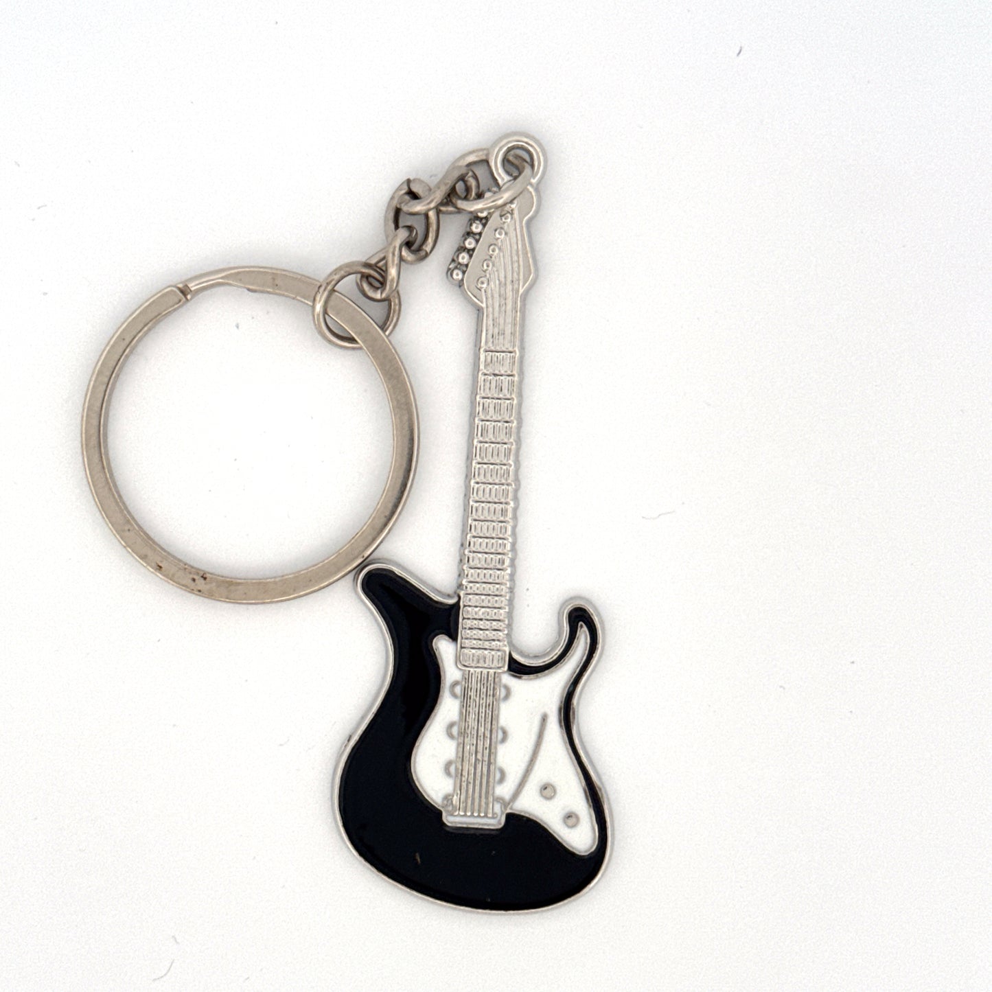 Personalized Electric Guitar Keyring - Handmade Music Jewellery Gift