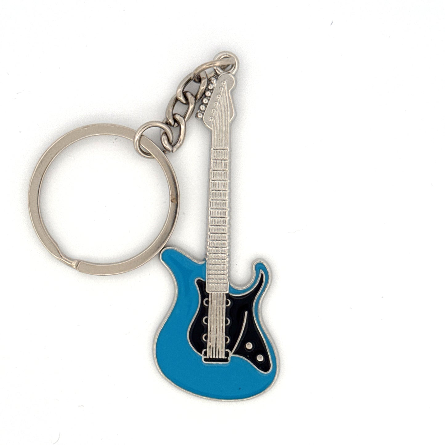 Personalized Electric Guitar Keyring - Handmade Music Jewellery Gift
