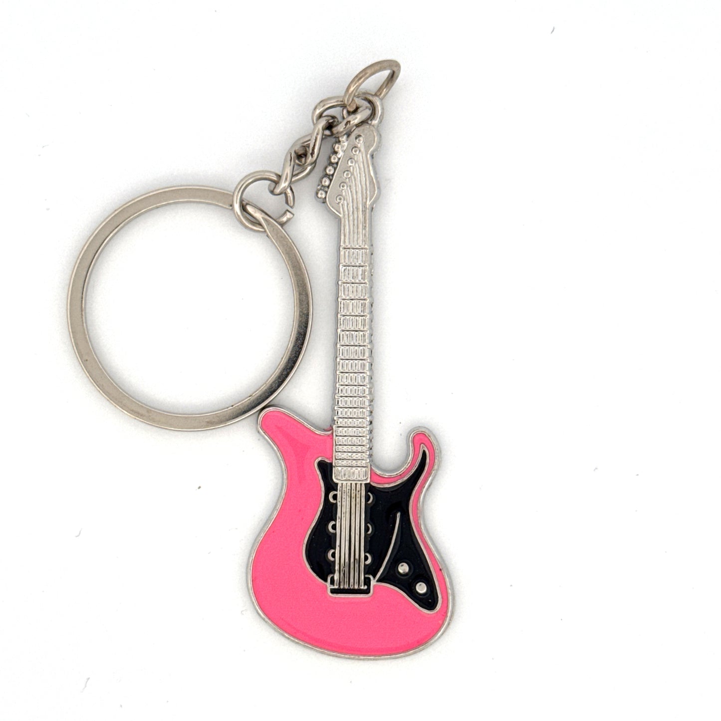 Personalized Electric Guitar Keyring - Handmade Music Jewellery Gift