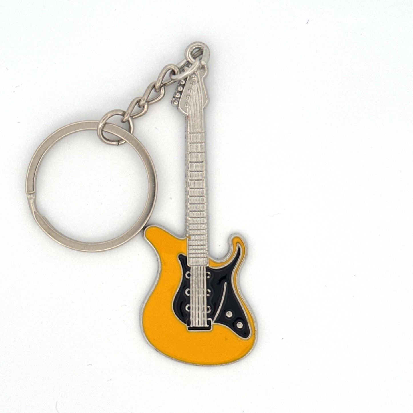 Personalized Electric Guitar Keyring - Handmade Music Jewellery Gift