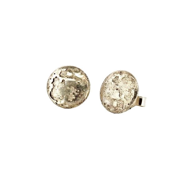 Moon Jewellery Sterling Silver Stud Earrings - Lunar Ethereal Collection - Lynne Lee Jewellery
