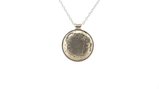 Sterling Silver Moon Pendant - Cosmic Dreams Collection - Lynne Lee Jewellery