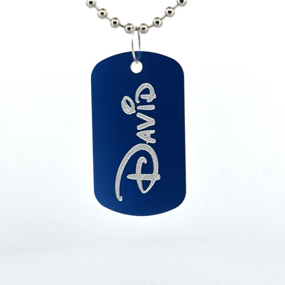 Custom Dog Tag Necklace - Lynne Lee Jewellery