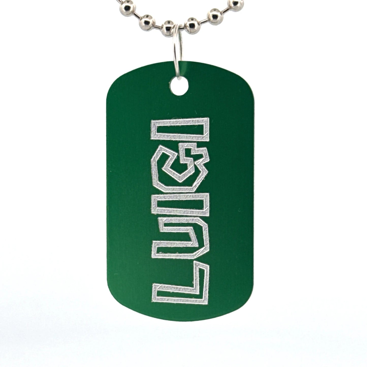 Custom Dog Tag Necklace - Lynne Lee Jewellery