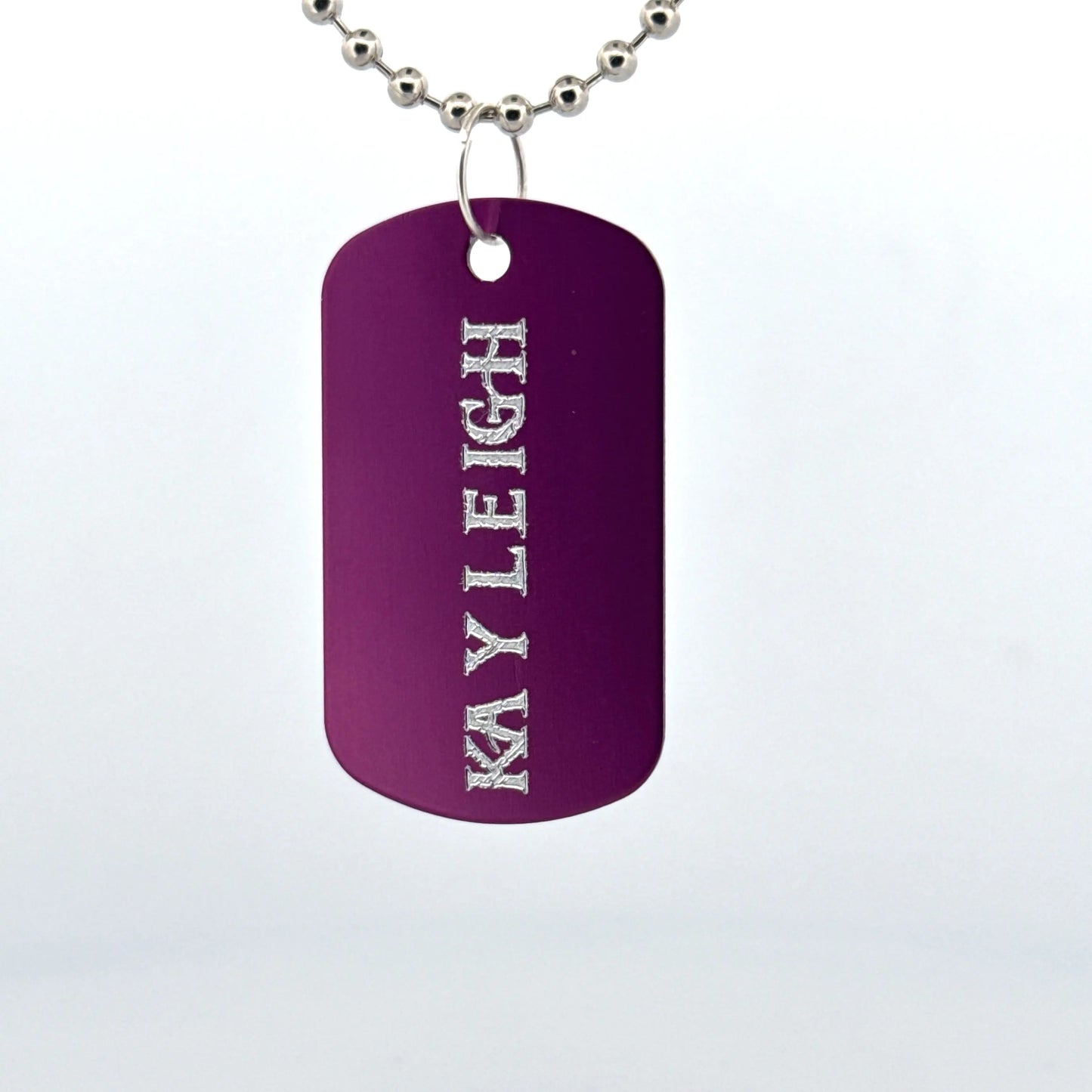 Custom Dog Tag Necklace - Lynne Lee Jewellery