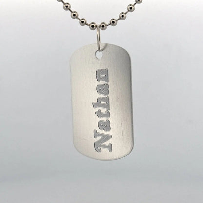 Custom Dog Tag Necklace - Lynne Lee Jewellery
