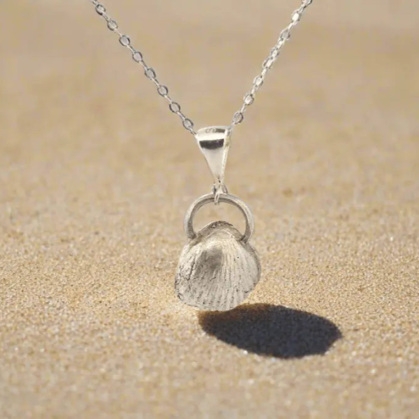 Sterling Silver Seashell Pendant - Treasures from the Tides - Lynne Lee Jewellery