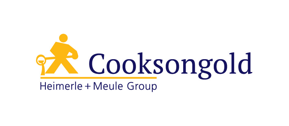 Cooksongold logo with a person icon and text on a white background