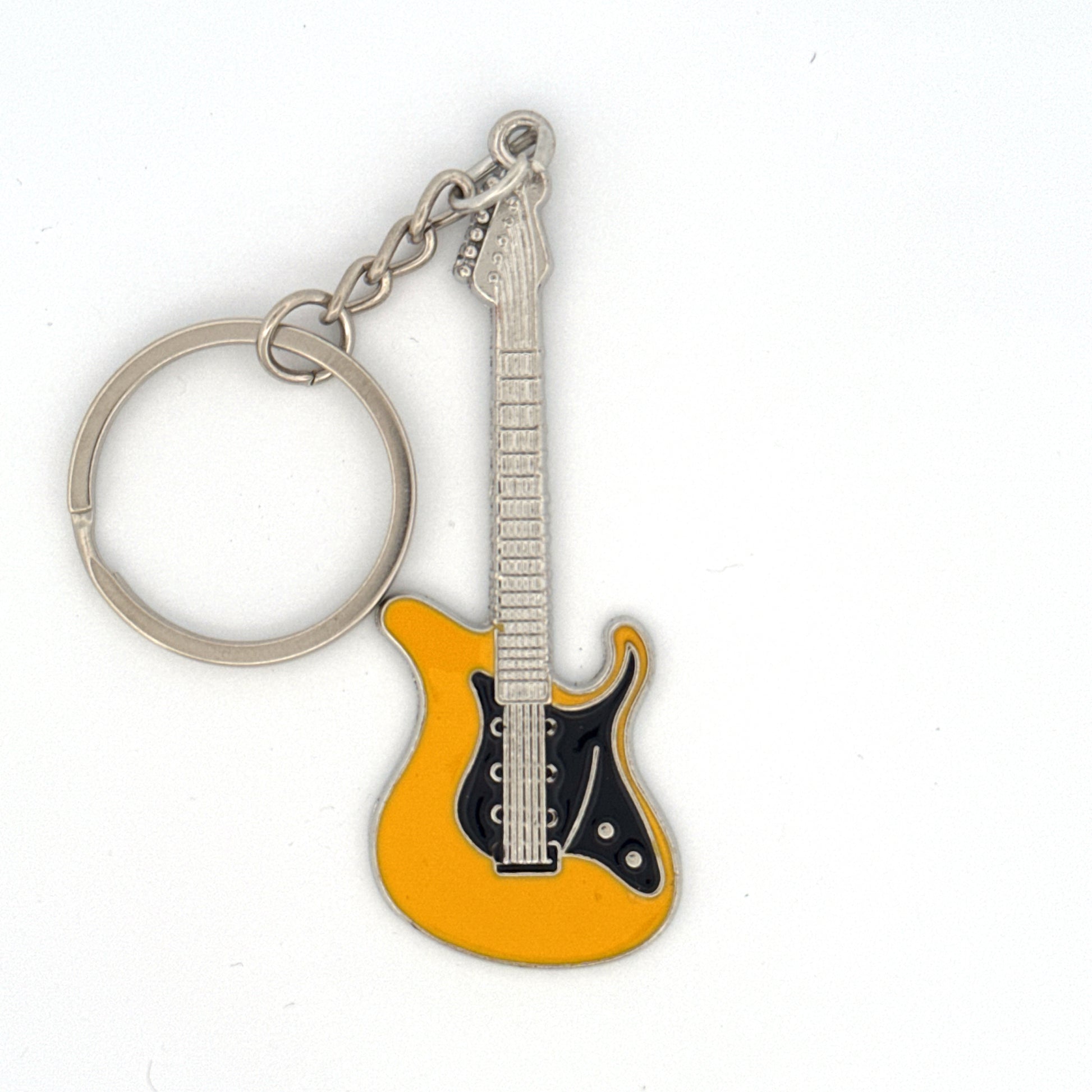 Personalized Electric Guitar Keyring - Handmade Music Jewellery Gift