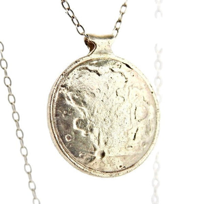 Moon Jewellery Pendant - Sterling Silver - Lunar Ethereal Collection - Lynne Lee Jewellery