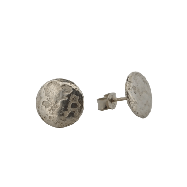 Moon Jewellery Sterling Silver Stud Earrings - Lunar Ethereal Collection - Lynne Lee Jewellery