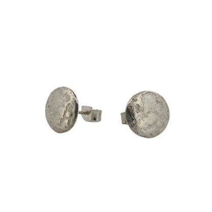 Moon Jewellery Sterling Silver Stud Earrings - Lunar Ethereal Collection - Lynne Lee Jewellery